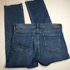 Pilcro and the Letterpress Slim Straight Raw Hem